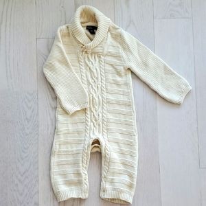 Gap cream color knit onesie